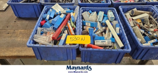 LOT OF (2) ASSORTED HIGH SPEED DRILL BITS / END MILLS