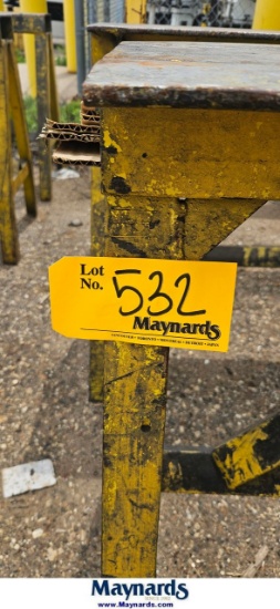 LOT OF (4) SAW HORSES