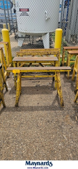 LOT OF (4) SAW HORSES
