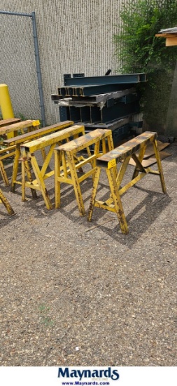 LOT OF (4) SAW HORSES
