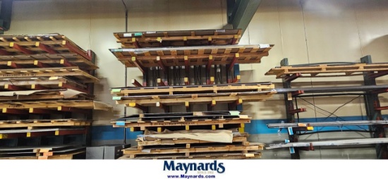 LOT OF (1) CANTILEVER RACK