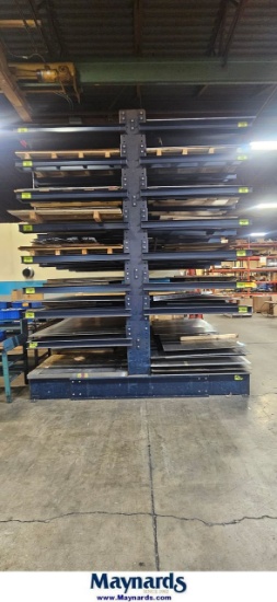 LOT OF (1) CANTILEVER RACK