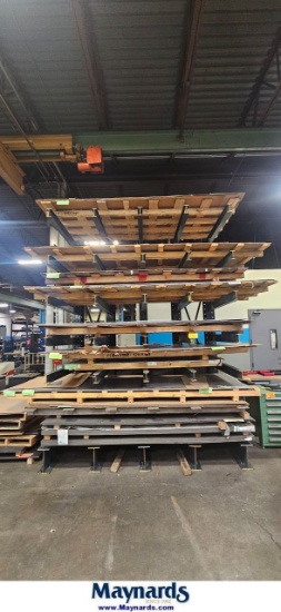 LOT OF (1) CANTILEVER RACK