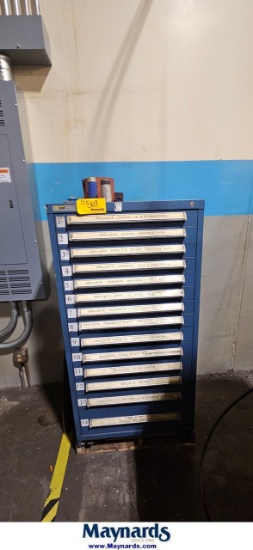 STANLEY VIDMAR (14) DRAWER STORAGE CABINET