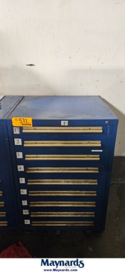 STANLEY VIDMAR (9) DRAWER STORAGE CABINET