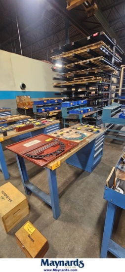 (5) DRAWER LISTA WOOD TOP WORK BENCH