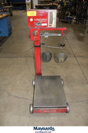 UNITED SCALES MODEL 4802 PORTABLE SCALE