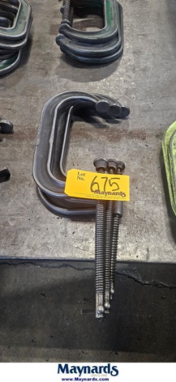 LOT OF (3) C-CLAMPS