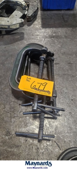 LOT OF (4) C-CLAMPS