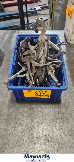 LOT OF ASSORTED LOCKING C-CLAMPS