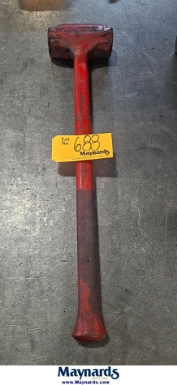 LOT OF (1) RUBBER SLEDGE HAMMER MODEL BC110B