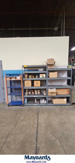 RACK OF MISC. SPARE COMPONENTS