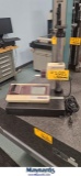 MITUTOYO SJ-400 PORTABLE SURFACE ROUGHNESS TESTER , W / HEAVY DUTY GRANITE COLUMN STAND