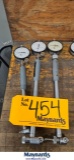 LOT OF (3) MITUTOYO DIAL BORE GAUGES