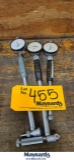 LOT OF (3) MITUTOYO DIAL BORE GAUGES