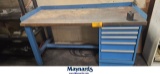 (5) DRAWER LISTA WOOD TOP WORK BENCH
