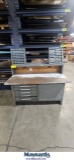 (5) DRAWER KENNEDY WOOD TOP WORK BENCH