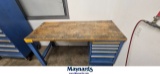 (5) DRAWER LISTA WOOD TOP WORK BENCH