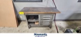 (5) DRAWER KENNEDY WOOD TOP WORK BENCH