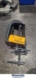 LOT OF (4) C-CLAMPS