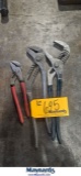 LOT OF (3) CHANNEL LOCKS