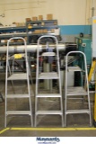 LOT OF (3) ASSORTED STEP LADDERS