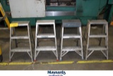 LOT OF (4) STEP LADDERS