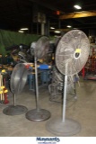 LOT OF (3) ASSORTED  PEDESTAL  FANS