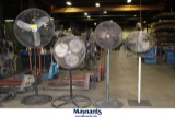 LOT OF (4) ASSORTED PEDESTAL FANS