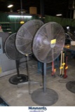 LOT OF (3) ASSORTED PEDESTAL FANS