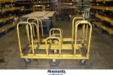 LOT OF (2) ROLLING MATERIAL CARTS