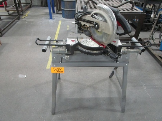 Pro-Tech 7220 10" Compound Miter Saw with Stand S/N 10301576D04