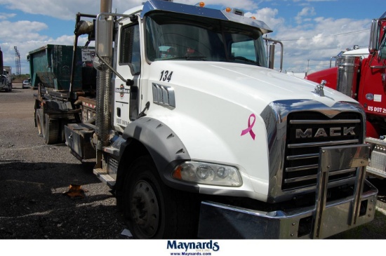 2022 Mack Model GR64B Roll-Off Truck with Roll Off Dumpster(Truck #134)