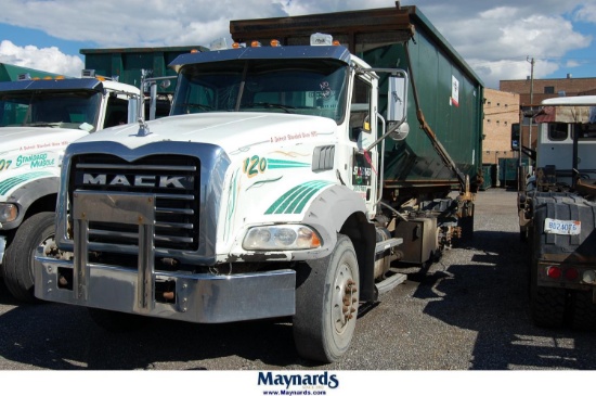 2017 Mack Model GU813 Roll-Off Truck with Roll Off Dumpster(Truck #120)