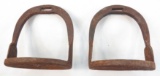 A PAIR OF CHINESE STIRRUPS