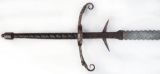 A RARE GERMAN TWO-HANDED SWORD