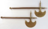 A PAIR OF OTTOMAN DERVISHES AXES