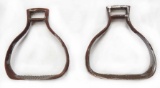 A PAIR OF IMPERIAL RUSSIAN CAVALRY STIRRUPS