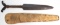 A RARE ATHABASCAN Y-POMMEL DAGGER