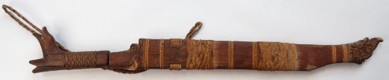 A DAYAK HEADHUNTER MANDAU SWORD