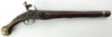 AN OTTOMAN FLINTLOCK KUBUR PISTOL