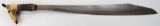 A DAYAK MANDAU SWORD