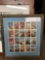 HAPPY TRAILS CHILDREN'S FOUNDATION- RARE FRAMED AND MATTED SHEET- DELUXE ROY ROGERS COLLECTOR CARDS