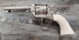 HAPPY TRAILS CHILDREN'S FOUNDATION- JOHN ADAMS CATTLE BRAND ENGRAVED 3RD GENERATION COLT SAA