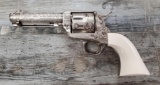 HAPPY TRAILS CHILDREN'S FOUNDATION- JOHN ADAMS CATTLE BRAND ENGRAVED 3RD GENERATION COLT SAA
