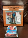 HAPPY TRAILS CHILDREN'S FOUNDATION- FRAMED LP AND DVD OF ROY ROGERS MOVIE