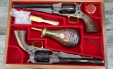 HIGHLY EMBELLISHED NAVY ARMS 1858 PERCUSSION REVOLVERS