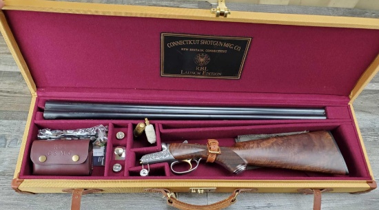 CONNECTICUT SHOTGUN MFG. MODEL 31RBL LAUNCH EDITION SXS SHOTGUN