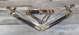 BOX LOT CONSISTING OF TWO VICTORIAN BANDSMAN SWORDS AND AN EARLY KNIGHTS TEMPLAR BELT