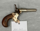 Non-Gun Single Shot Pistol with Blocked Barrel